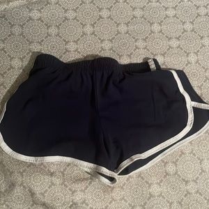 dark blue soffe shorts size extra small!!!